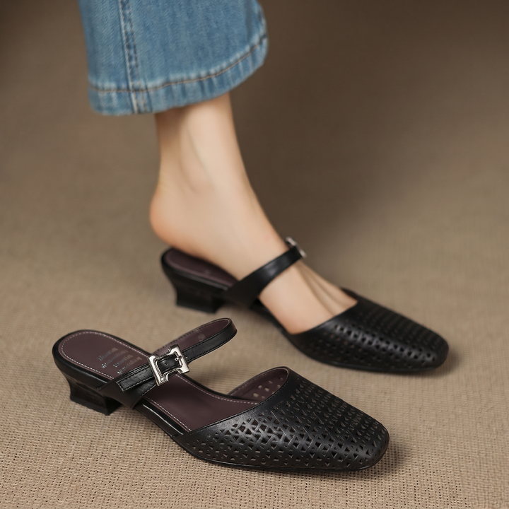 Nilda - Genuine Leather Mules