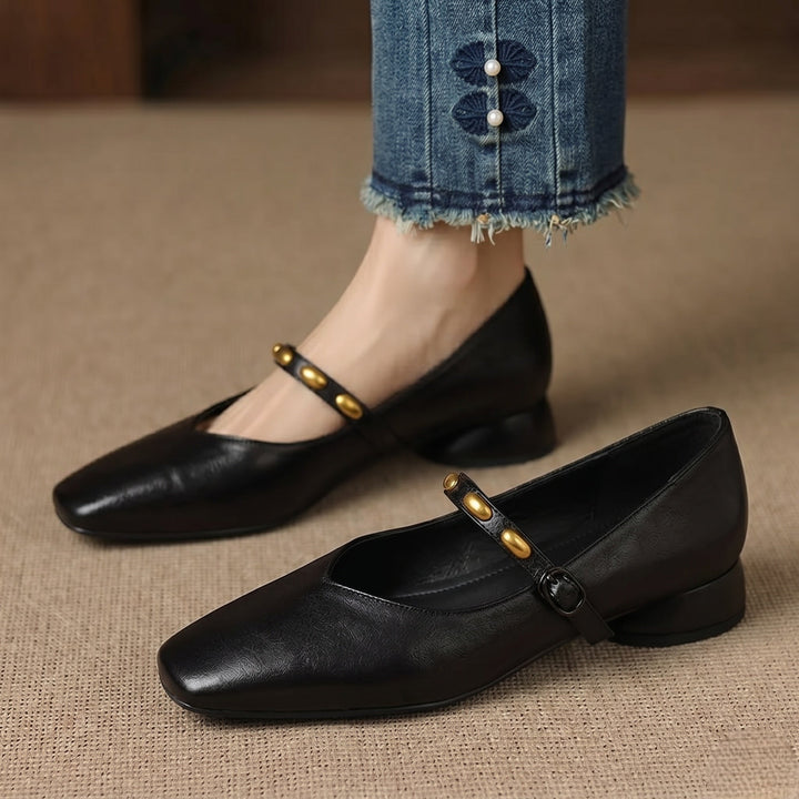 Zyra - Genuine Leather Flats