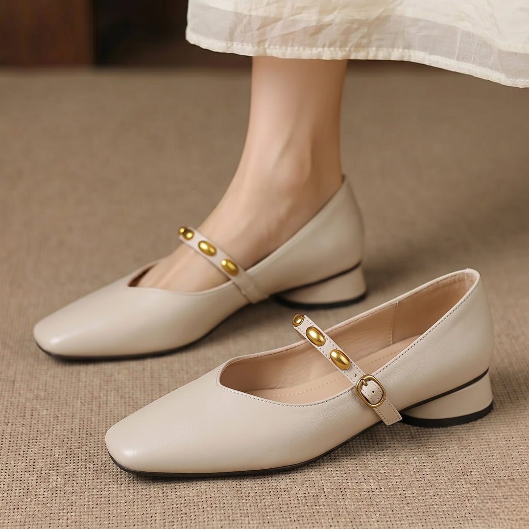 Zyra - Genuine Leather Flats