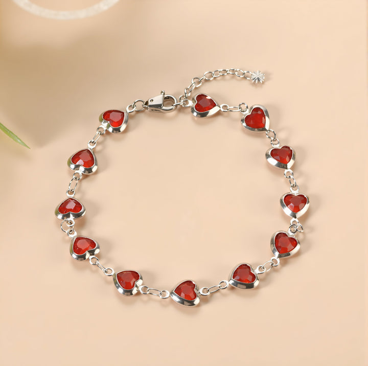 Ophelyra Garnetelle Gold Bracelet