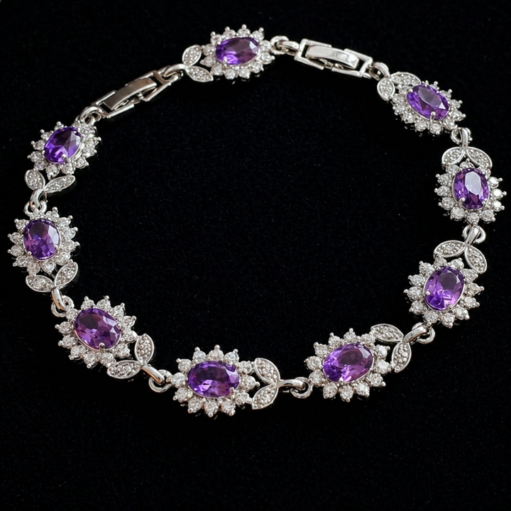 Iridessa Violetthorn White Gold Bracelet