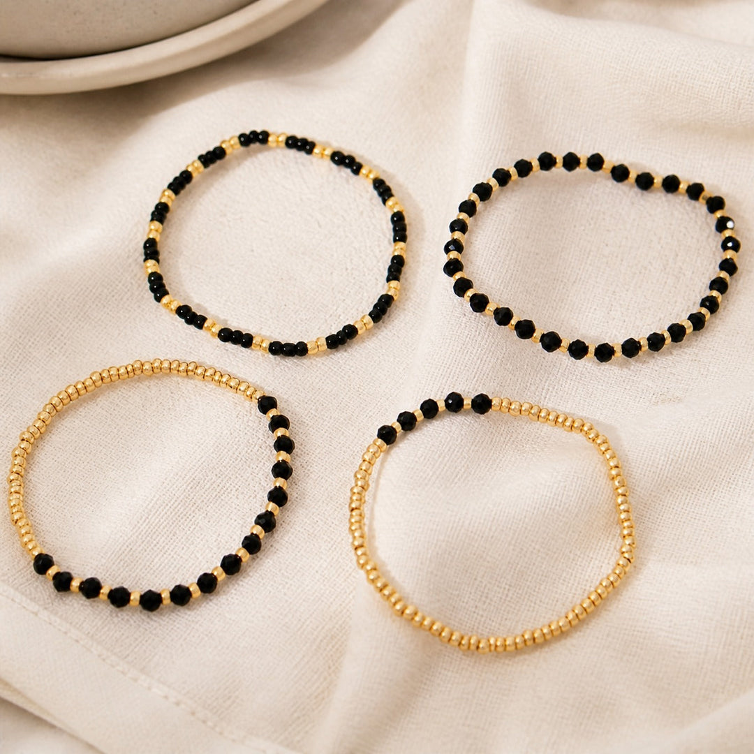Signature Noir Bracelet Set