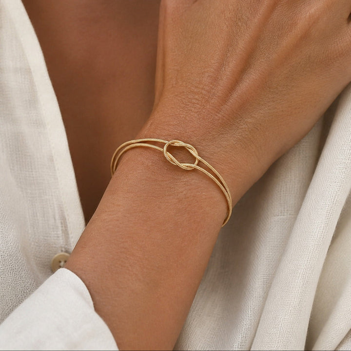 Imperial Serpent Knot Bracelet