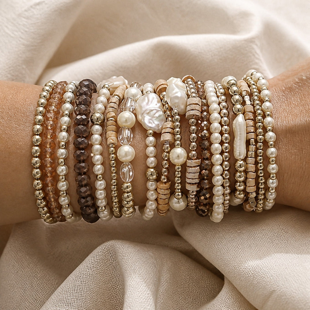 Vintage Boho Bead Bracelet