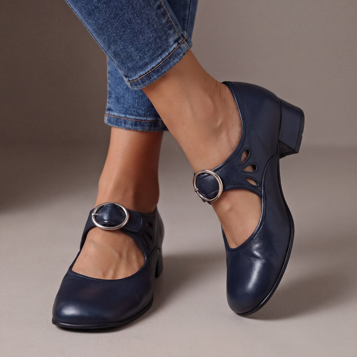 Josephine - Leather Comfort Mary Janes