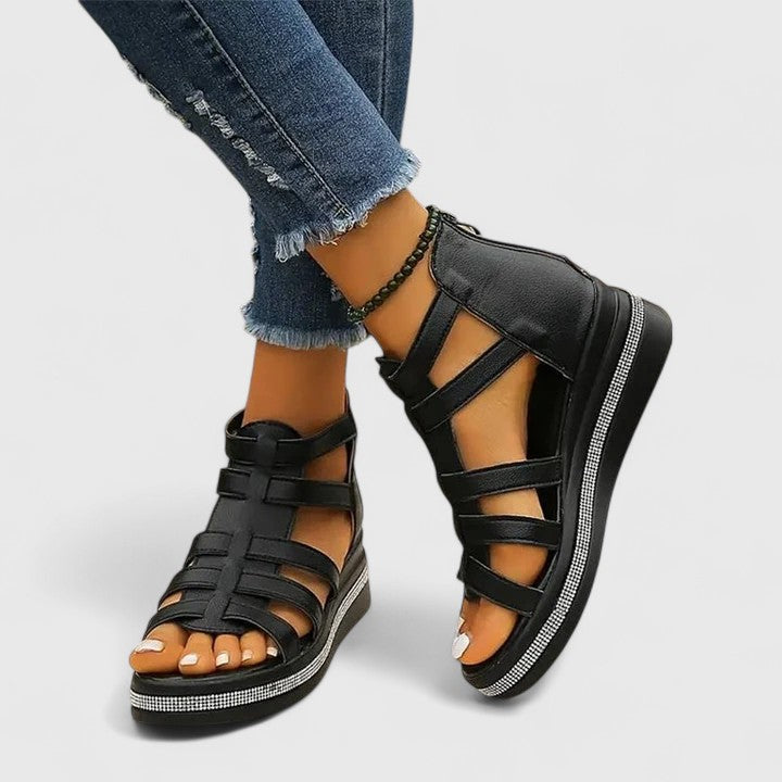 Kendall | Comfort Strass Sandals
