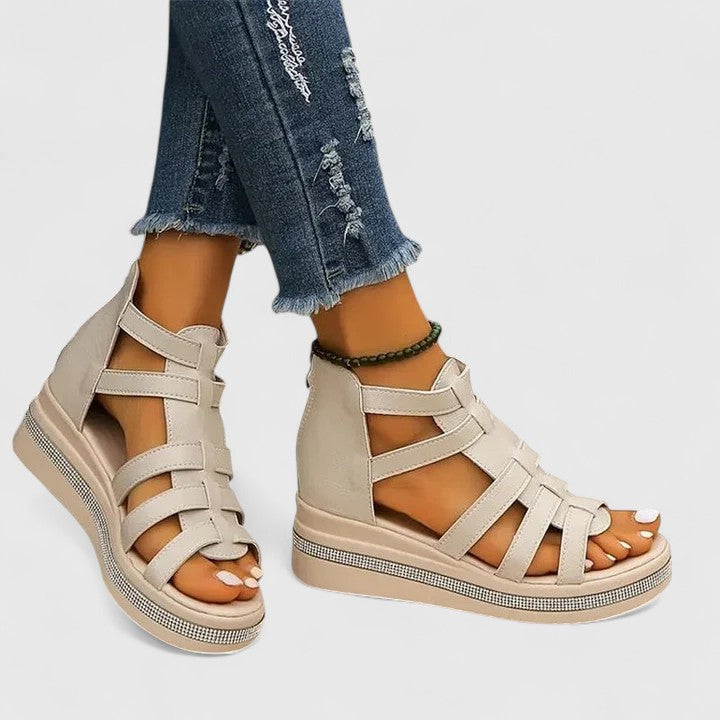 Kendall | Comfort Strass Sandals