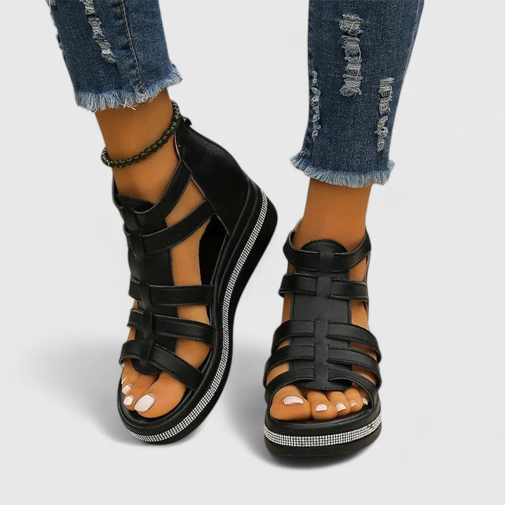 Kendall | Comfort Strass Sandals