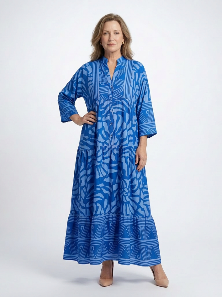 Marielle™ - Button Front Midi Dress