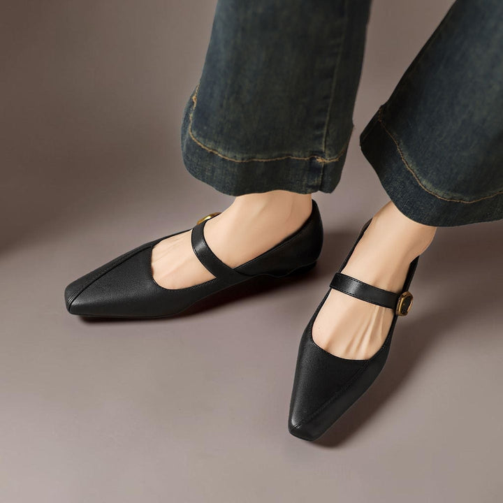 Zorae - Paneled Mary Jane Heel
