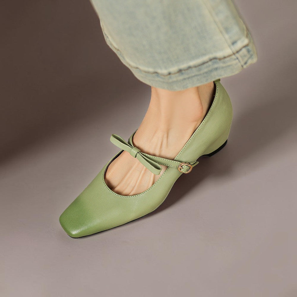 Bryony - Bow-Strap Mary Jane Pump