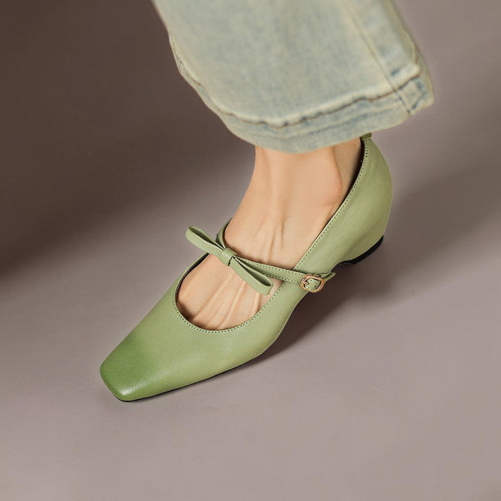 Bryony - Bow-Strap Mary Jane Pump