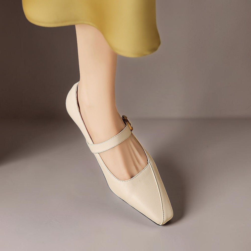Zorae - Paneled Mary Jane Heel