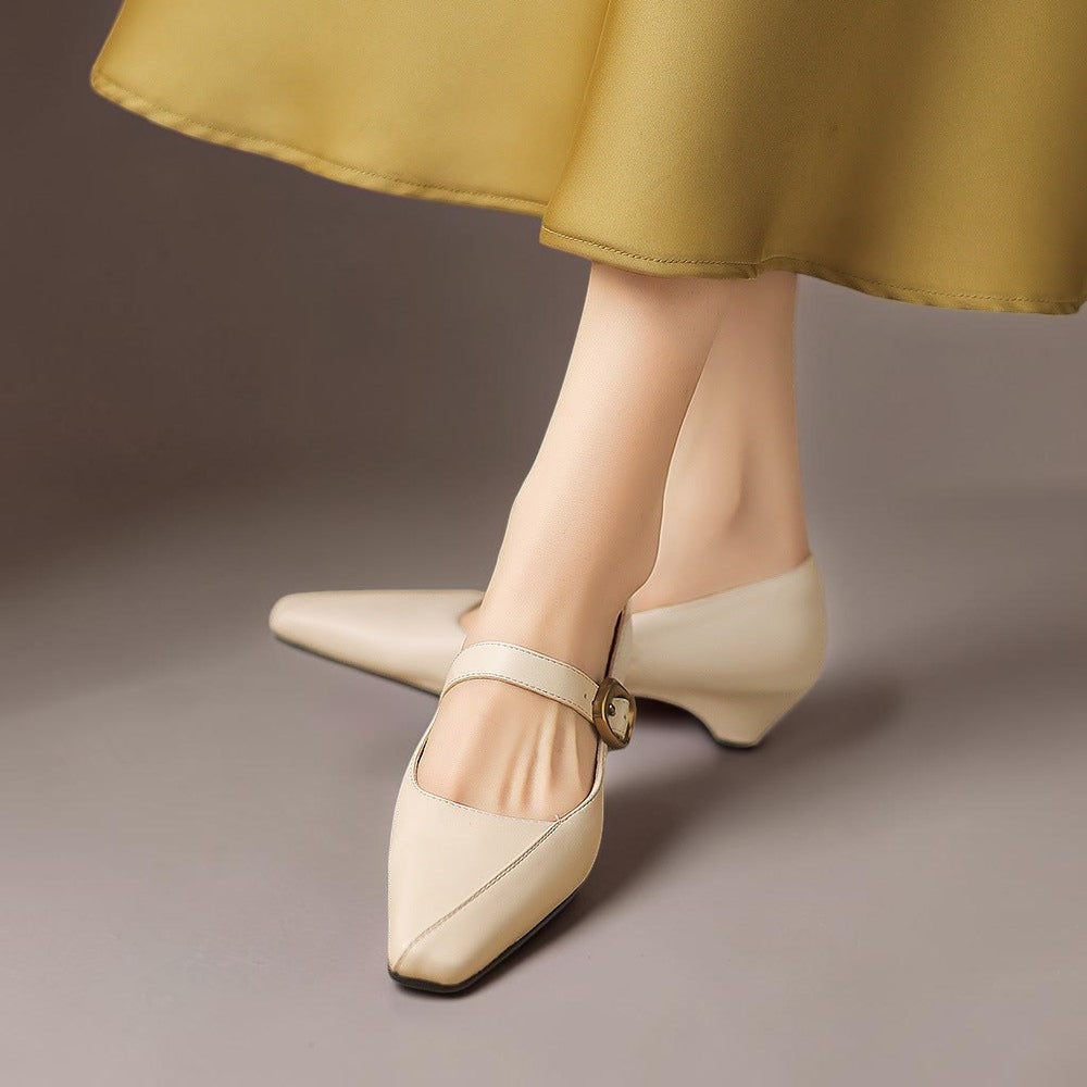 Zorae - Paneled Mary Jane Heel