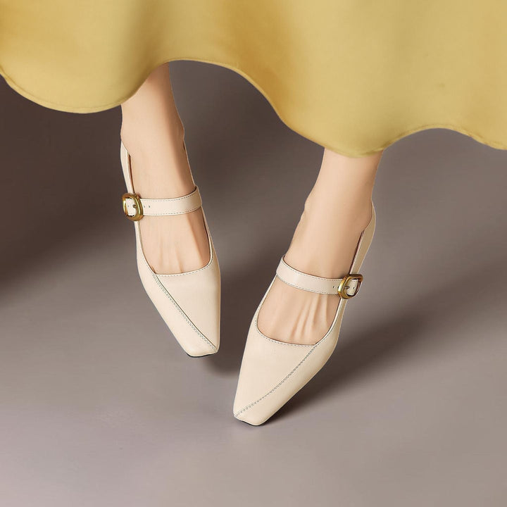 Zorae - Paneled Mary Jane Heel