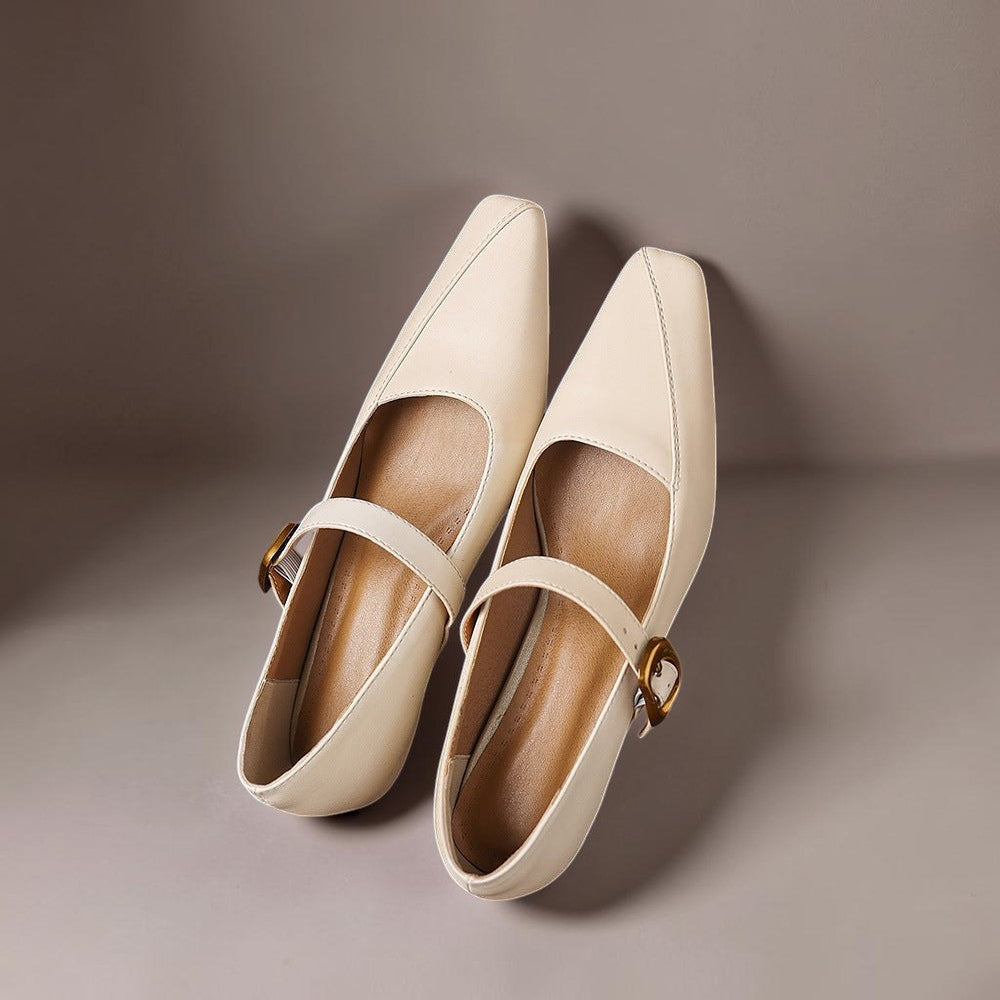 Zorae - Paneled Mary Jane Heel