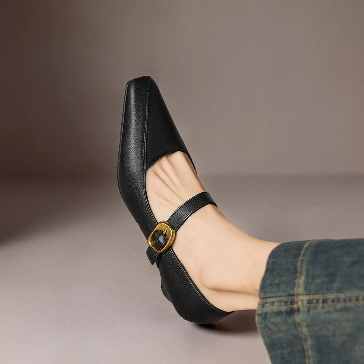 Zorae - Paneled Mary Jane Heel