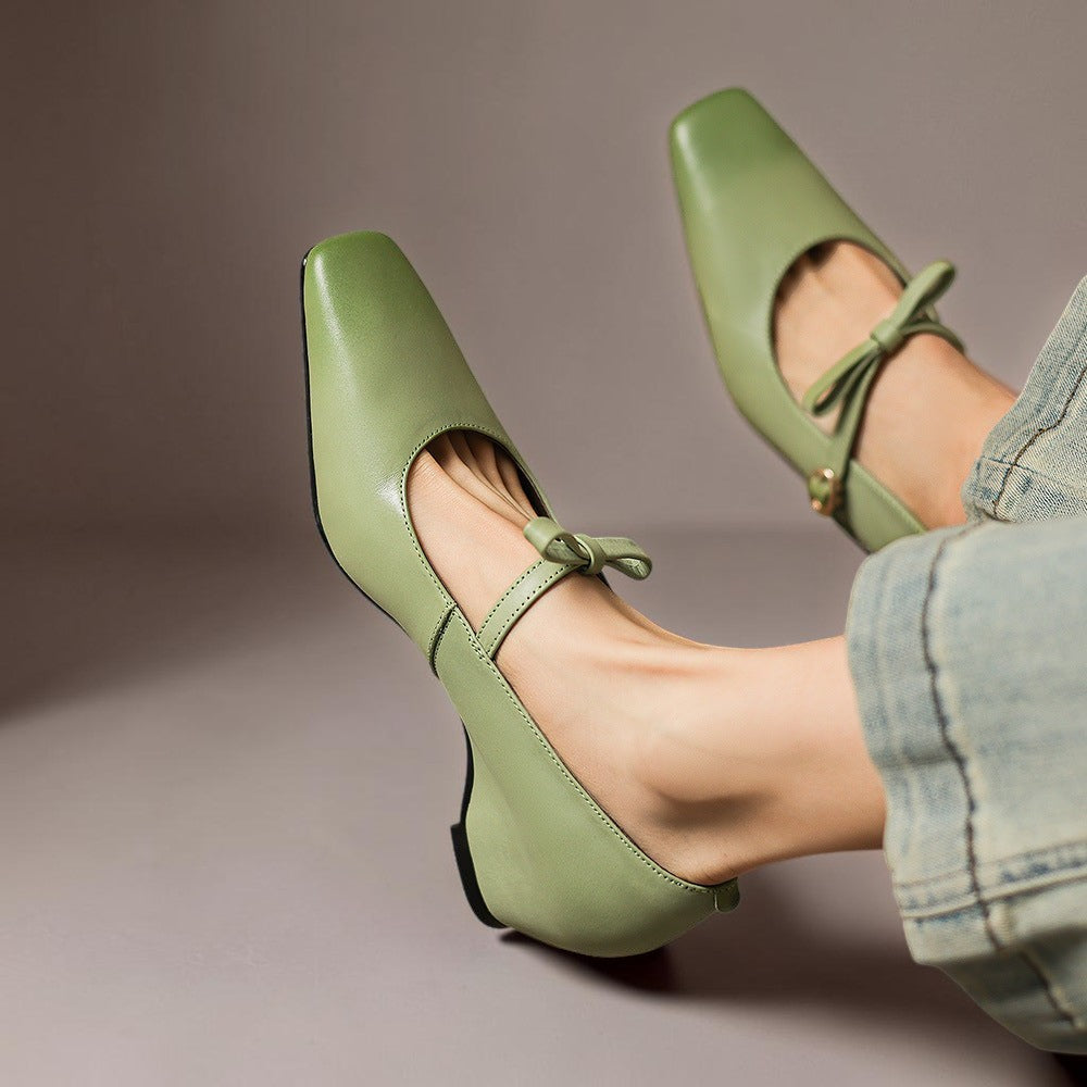Bryony - Bow-Strap Mary Jane Pump