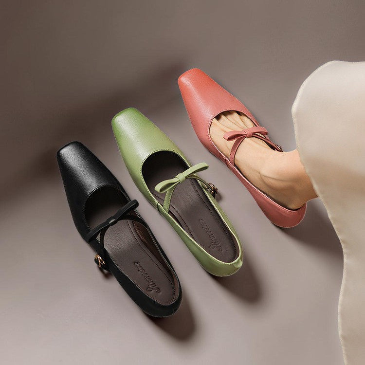 Bryony - Bow-Strap Mary Jane Pump