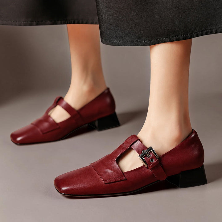 Veyra - Genuine Leather Heels