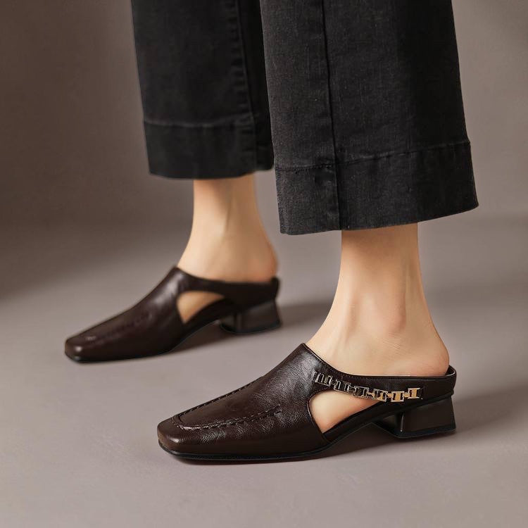 Vyla - Genuine Leather Mules