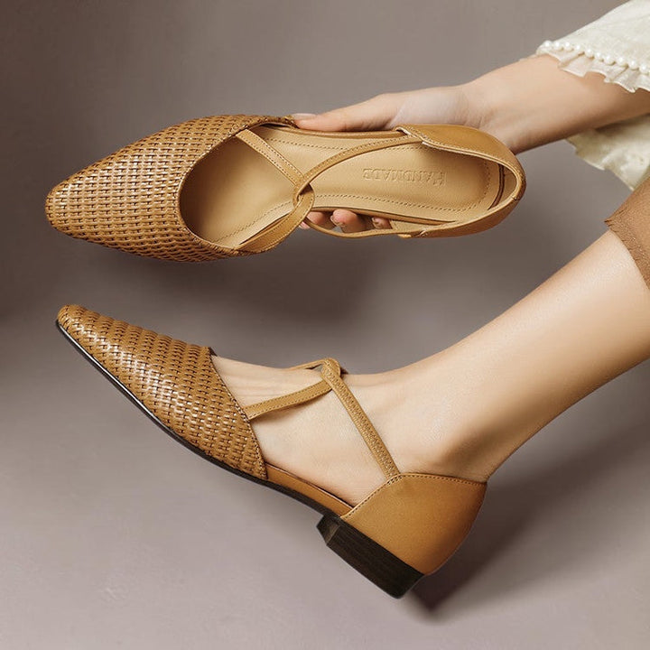 Dona - Genuine Leather Heels