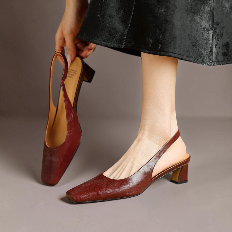 Ersa - Genuine Leather Slingbacks