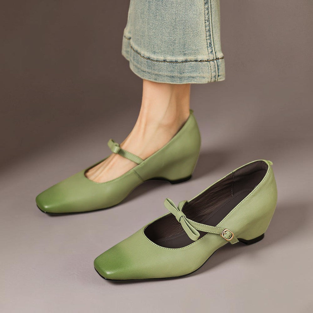 Bryony - Bow-Strap Mary Jane Pump