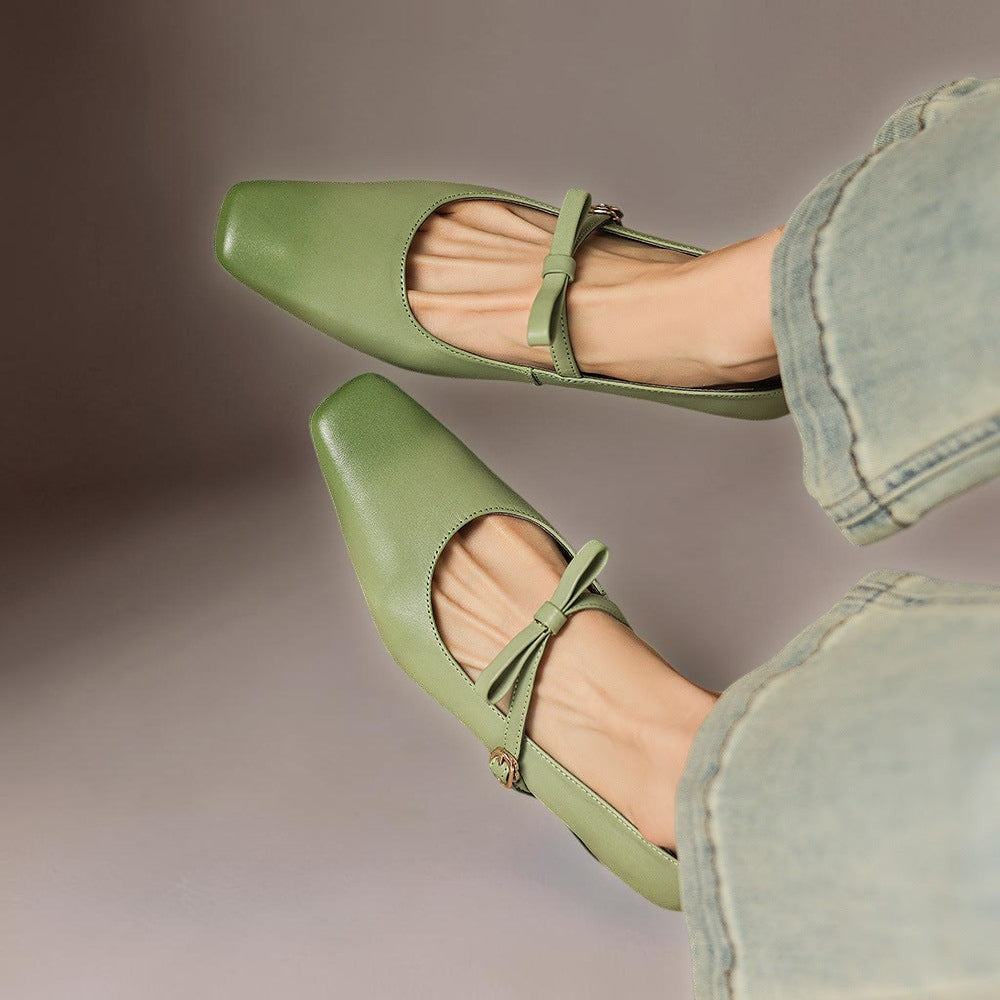 Bryony - Bow-Strap Mary Jane Pump