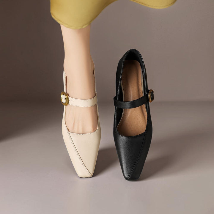 Zorae - Paneled Mary Jane Heel