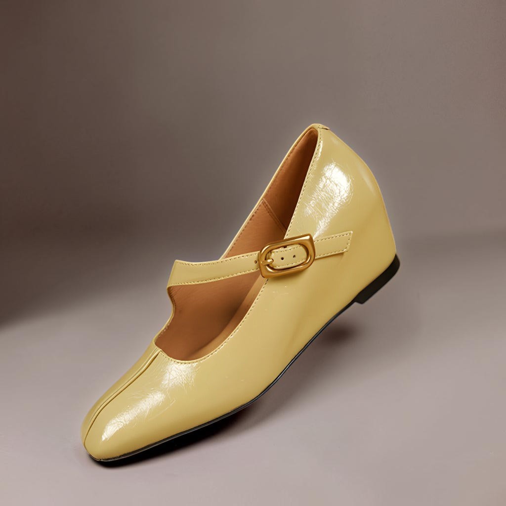 Viora - Genuine Leather Mary Jane Heels
