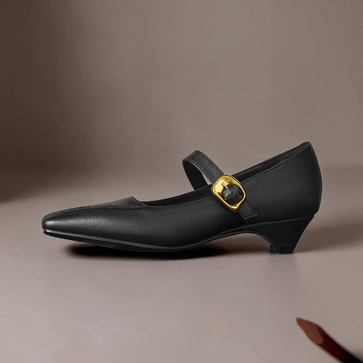 Zorae - Paneled Mary Jane Heel